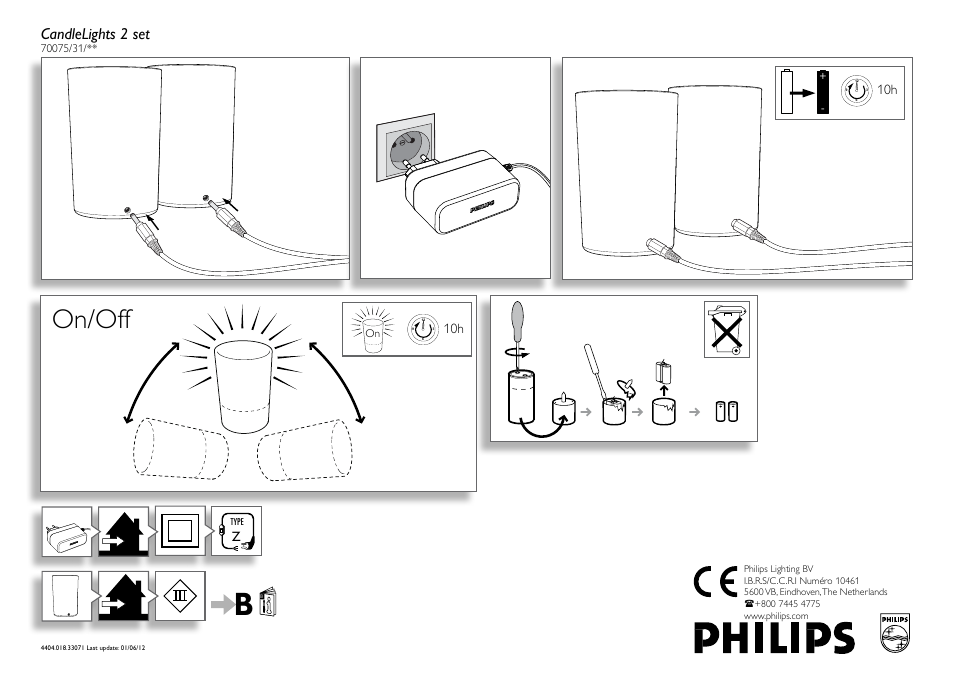 Philips photophores Special Moments User Manual | 1 page