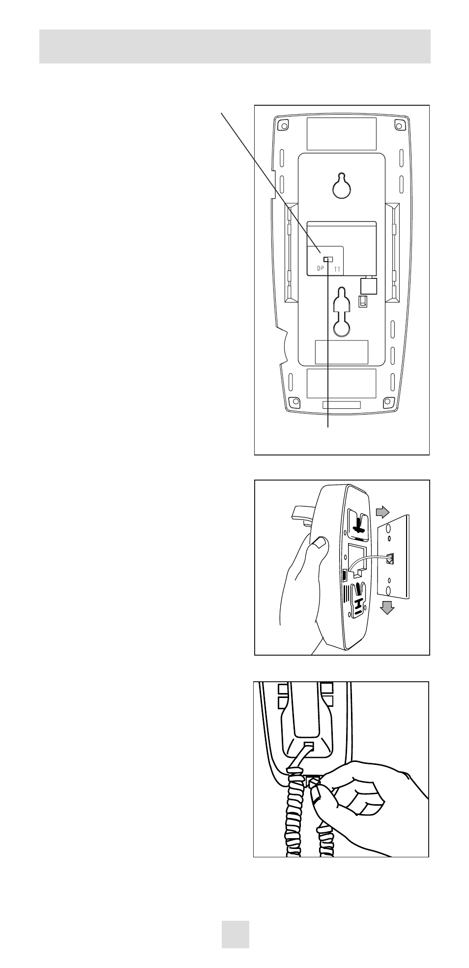 Wall installation | AT&T 100 User Manual | Page 4 / 6