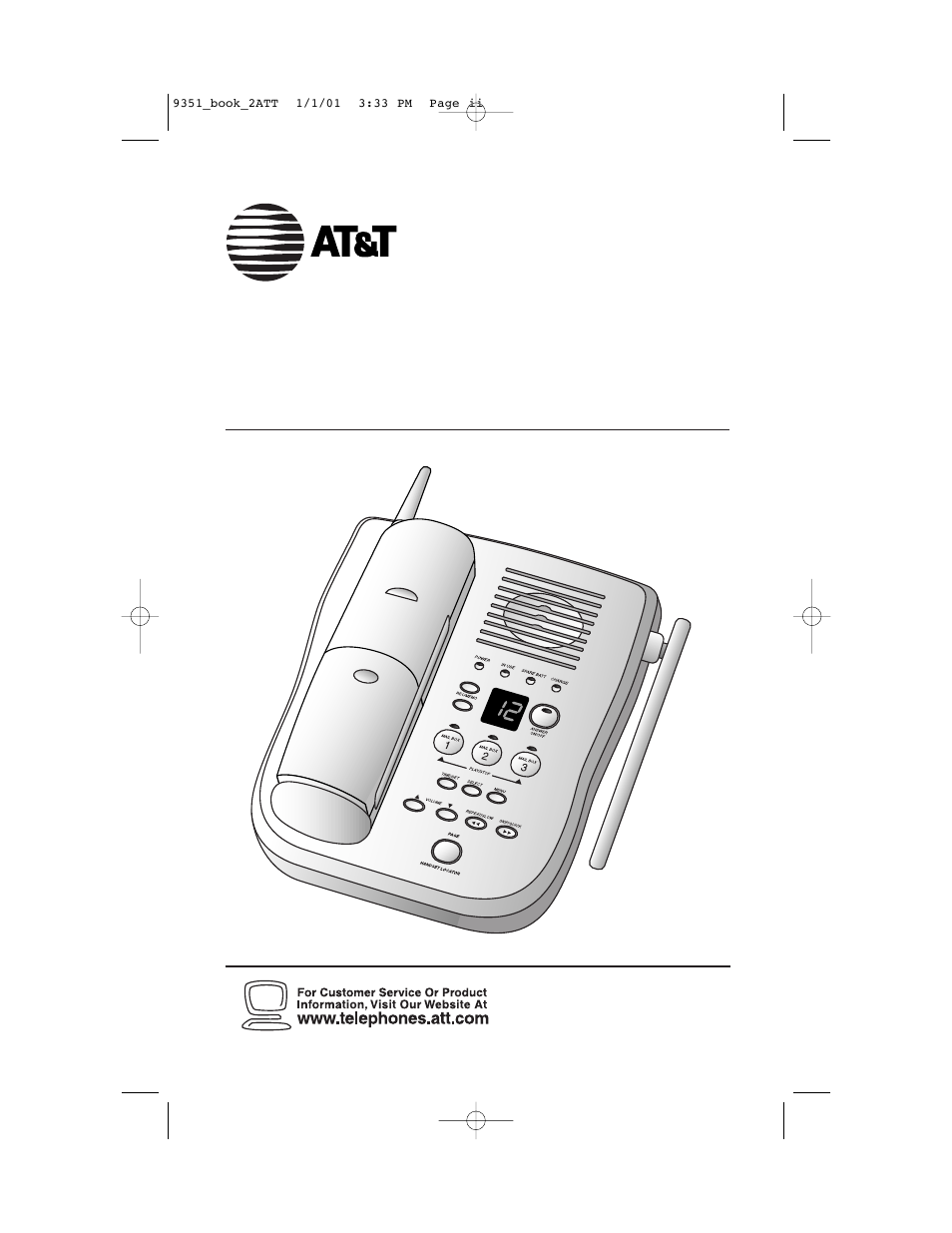 AT&T 9351 User Manual | 26 pages