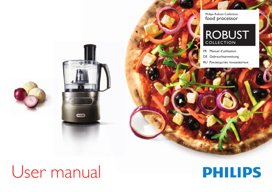 Philips Robust Collection Robot de cuisine User Manual | 40 pages