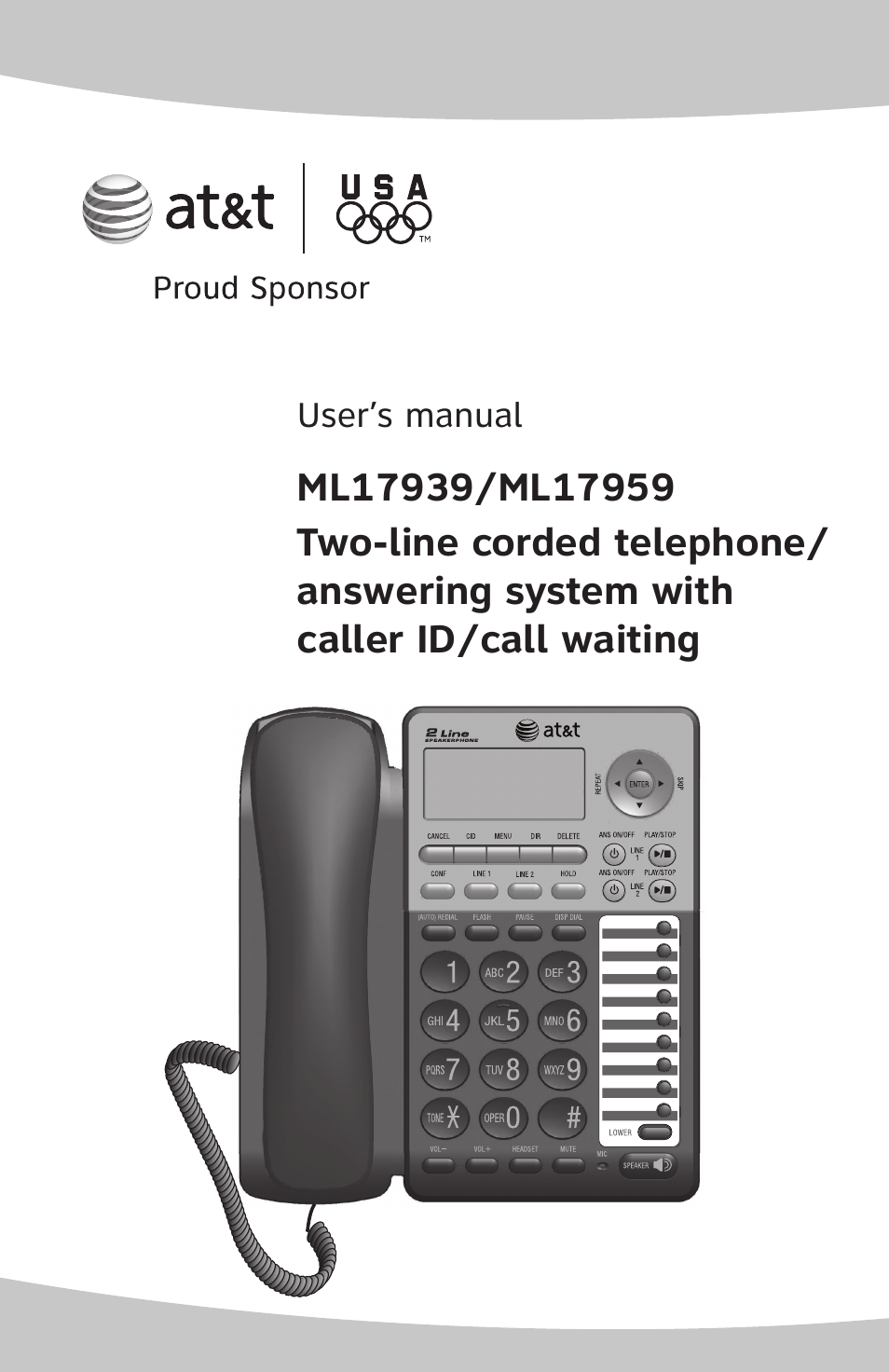 AT&T ML17959 User Manual | 82 pages