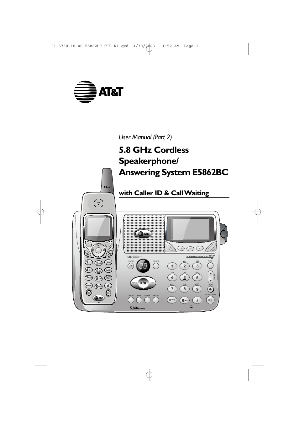 AT&T E5862BC User Manual | 56 pages