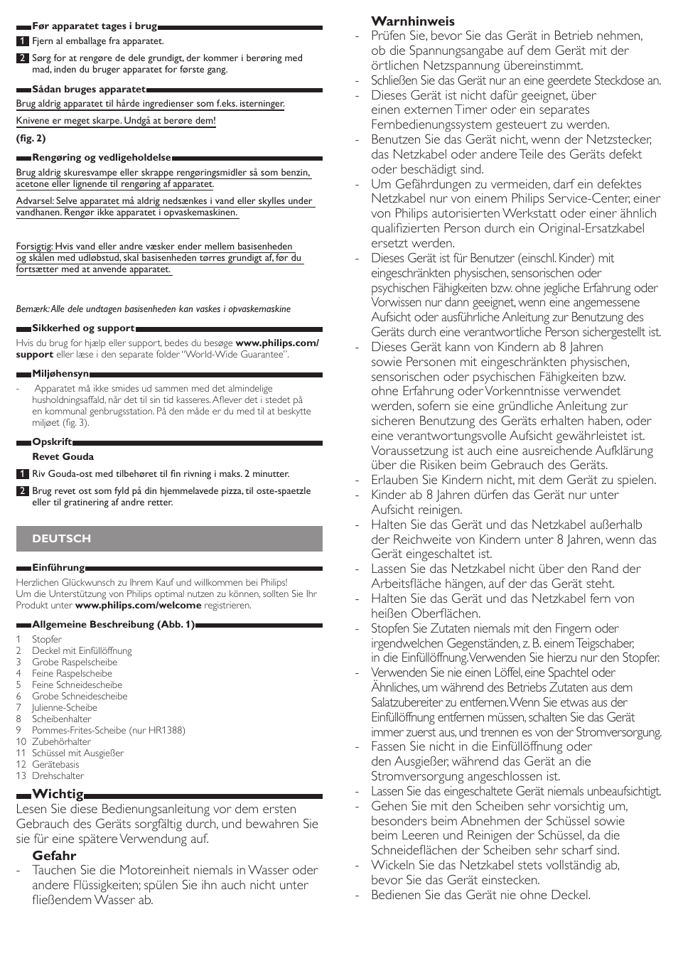 Philips Viva Collection SaladMaker User Manual | Page 4 / 10