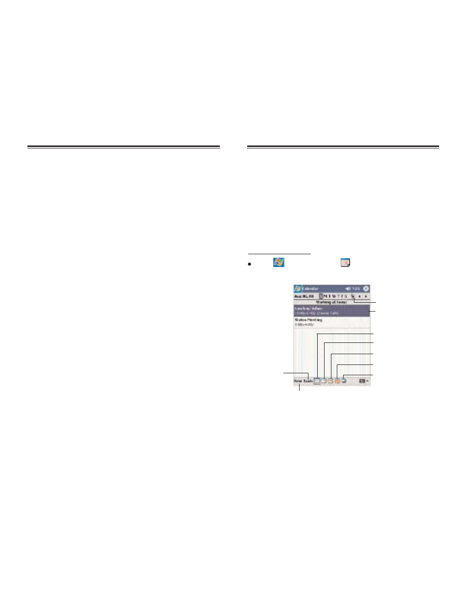 Cca al le en nd da ar r c ca al le en nd da ar r | AT&T Audiovox PPC4100 User Manual | Page 85 / 157