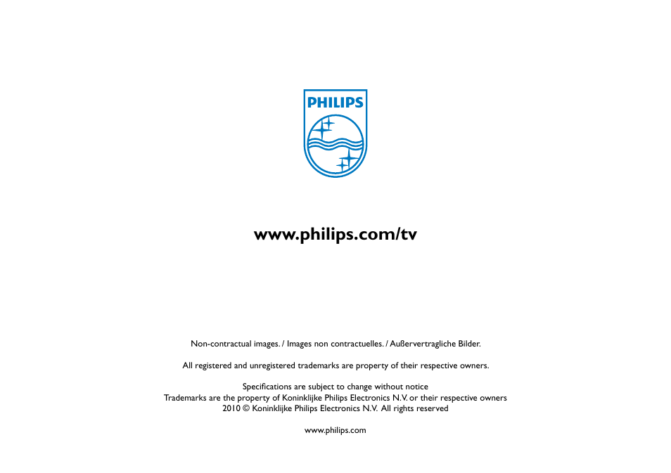 Philips | Philips Téléviseur LED User Manual | Page 12 / 12