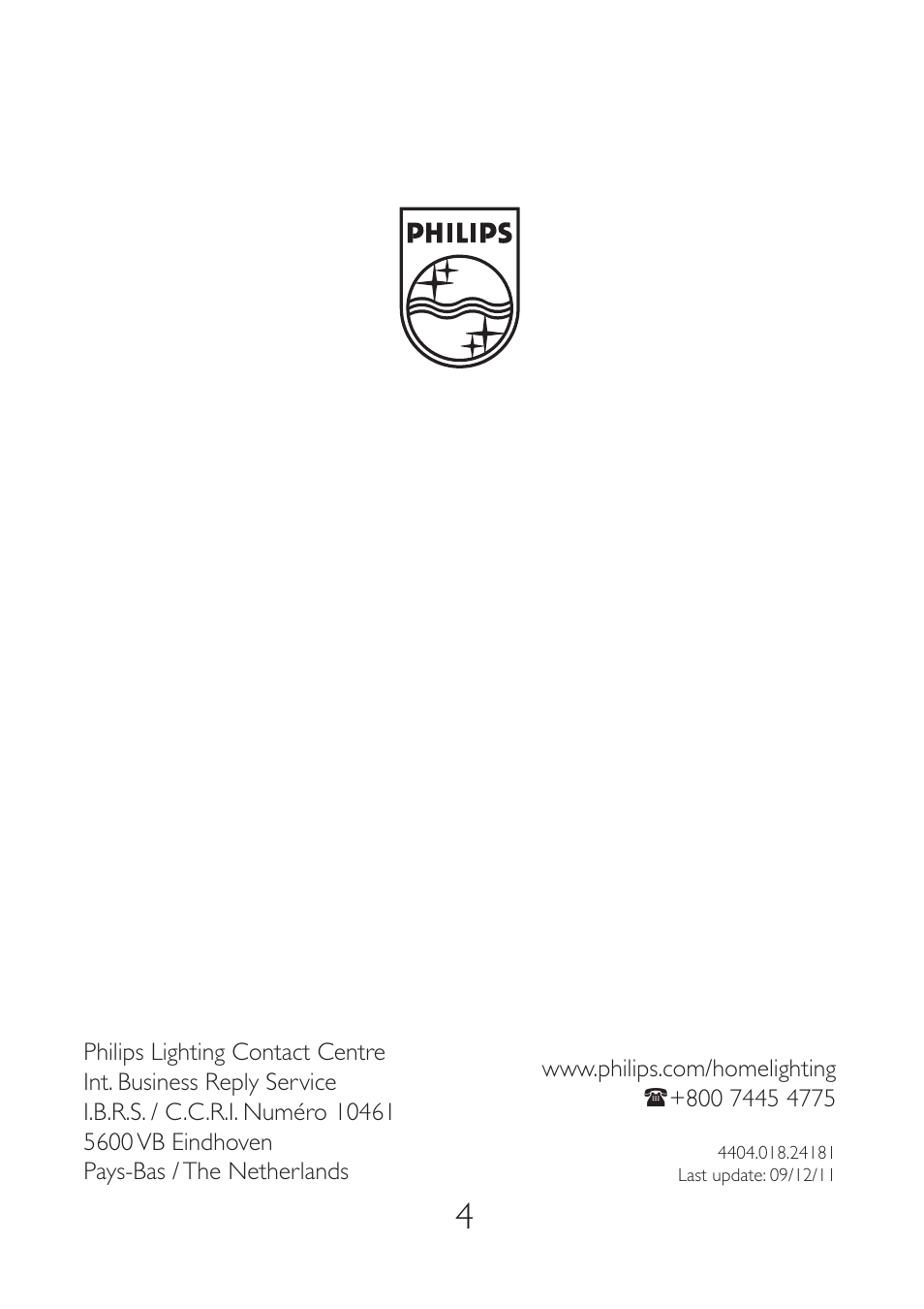 Philips Ledino Lampe à poser User Manual | Page 4 / 4