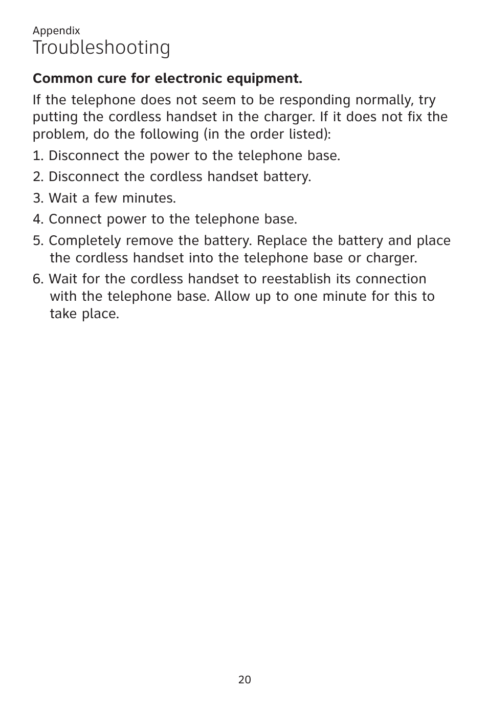 Troubleshooting | AT&T TL96371 User Manual | Page 24 / 36
