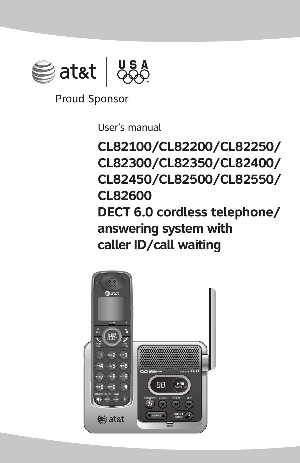 AT&T CL82350 User Manual | 79 pages