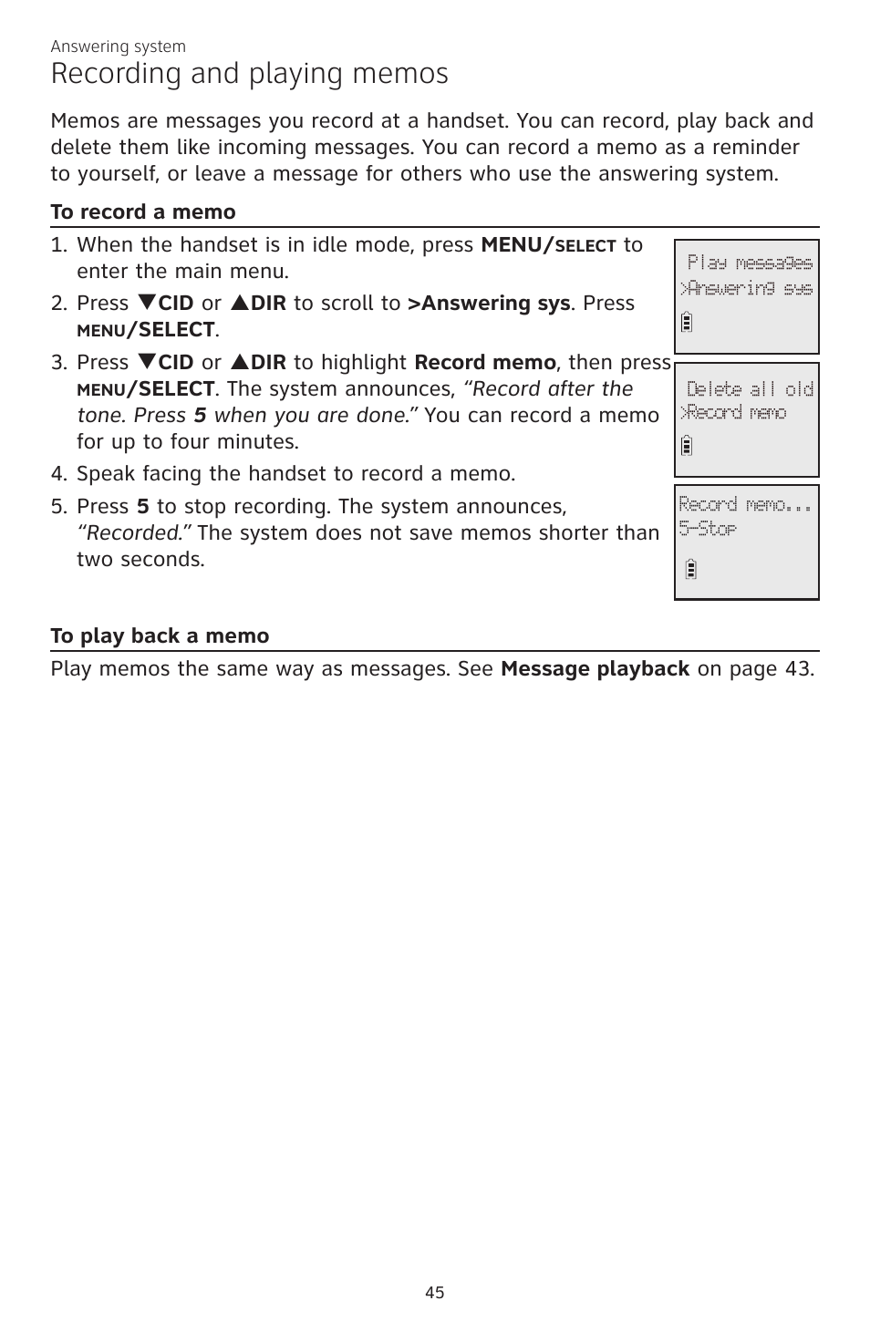 AT&T CL82350 User Manual | Page 50 / 79
