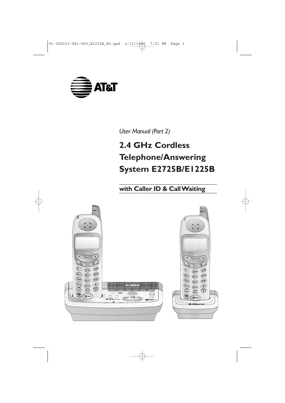 AT&T E1225B User Manual | 39 pages