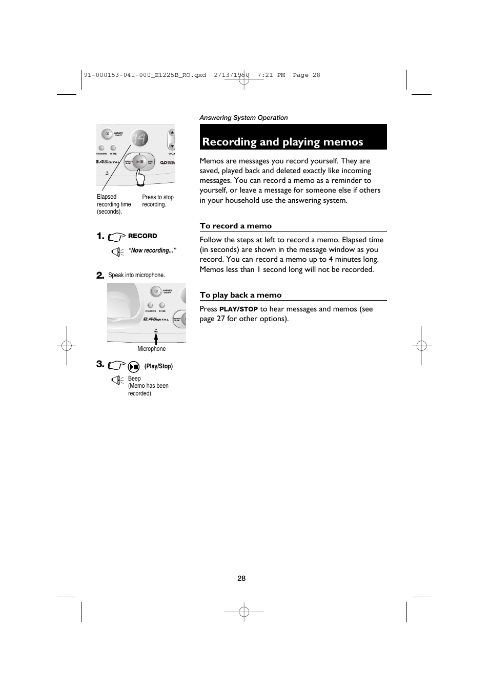 AT&T E1225B User Manual | Page 30 / 39