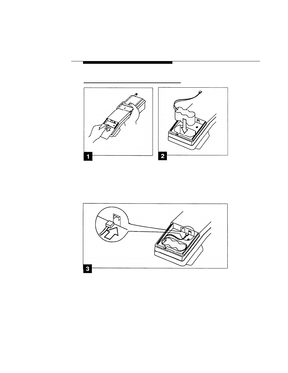 Inserting the battery pack | AT&T Cordless Telephone MLC-6 User Manual | Page 16 / 30