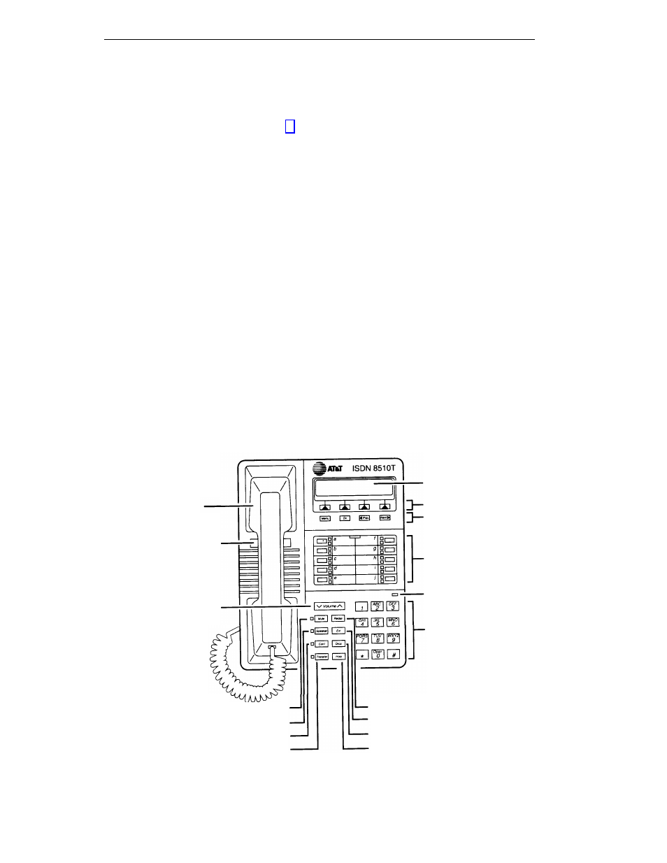 Your isdn 8510t voice terminal | AT&T Voice Terminal 8510T User Manual | Page 4 / 29