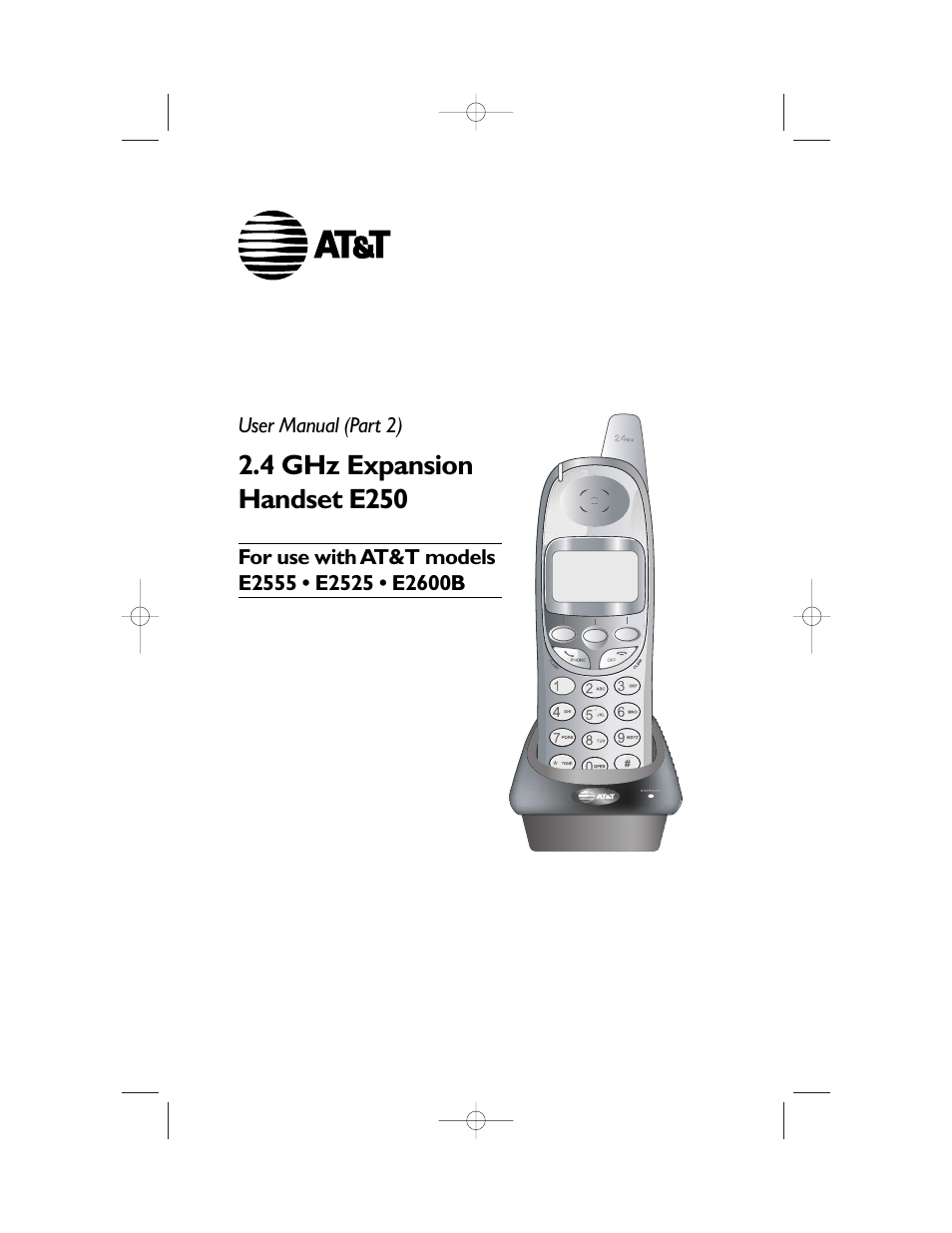 E250 manual, 4 ghz expansion handset e250 | AT&T E2525 User Manual | Page 51 / 60