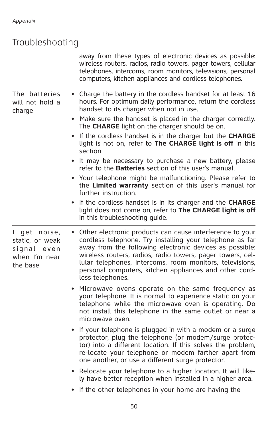 Troubleshooting | AT&T E5827 User Manual | Page 53 / 70