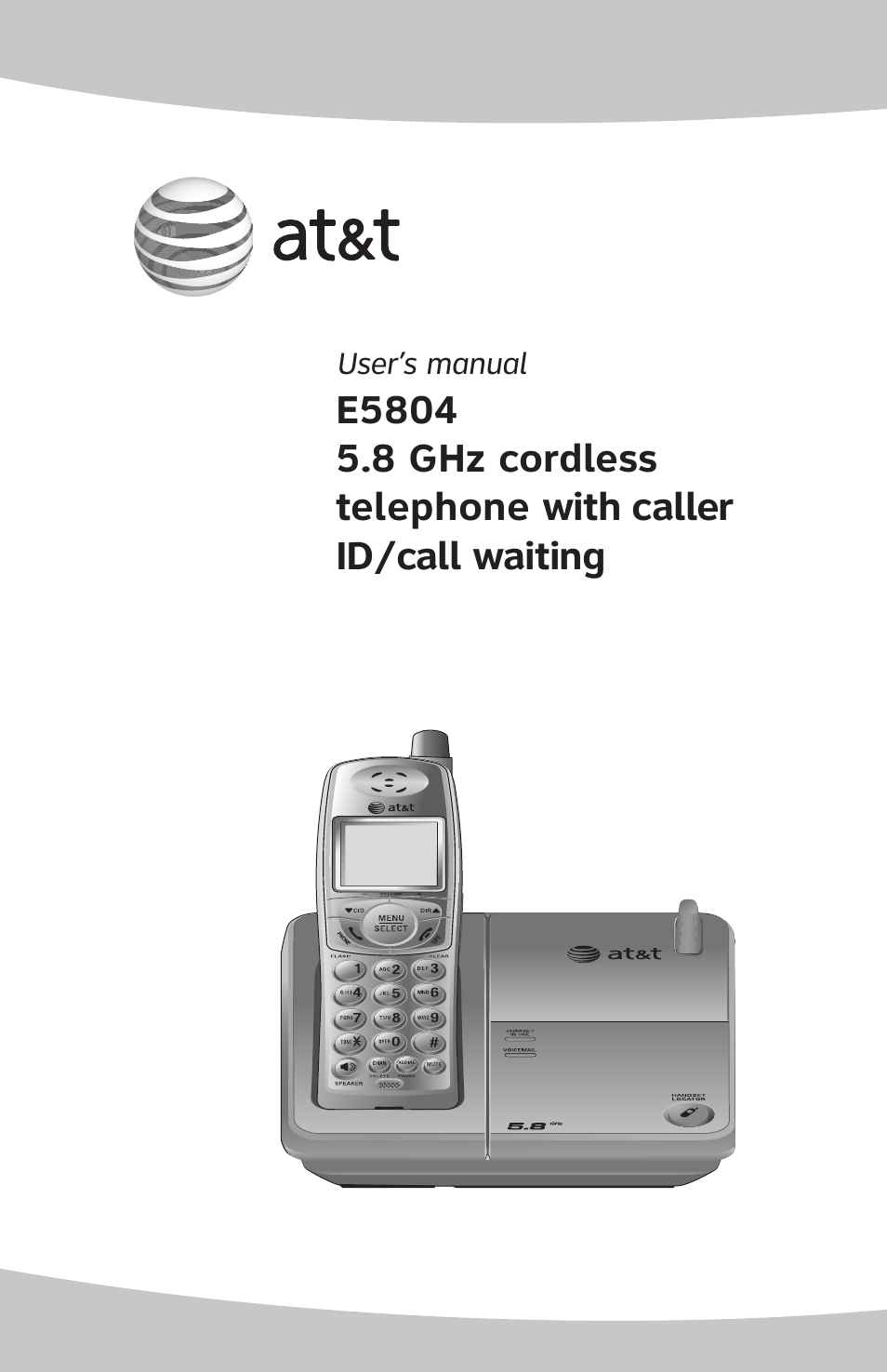 AT&T E5804 User Manual | 52 pages