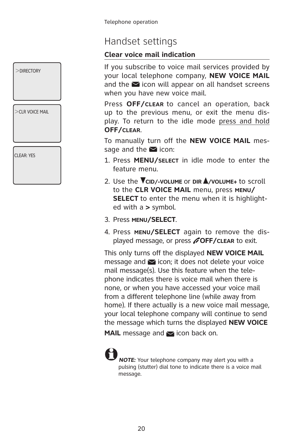 Handset settings | AT&T 2812B User Manual | Page 23 / 69