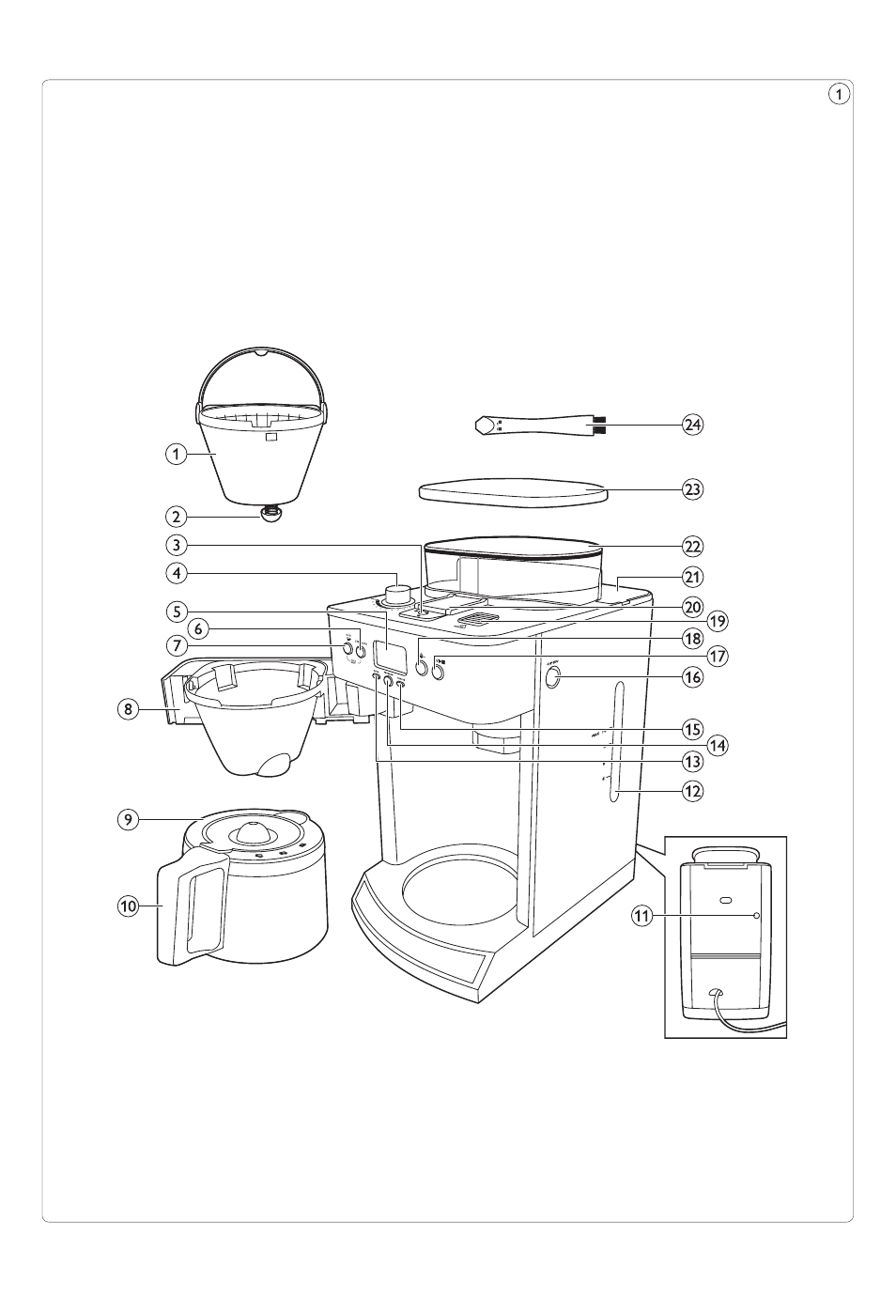 Philips Grind & Brew Cafetière User Manual | Page 3 / 124