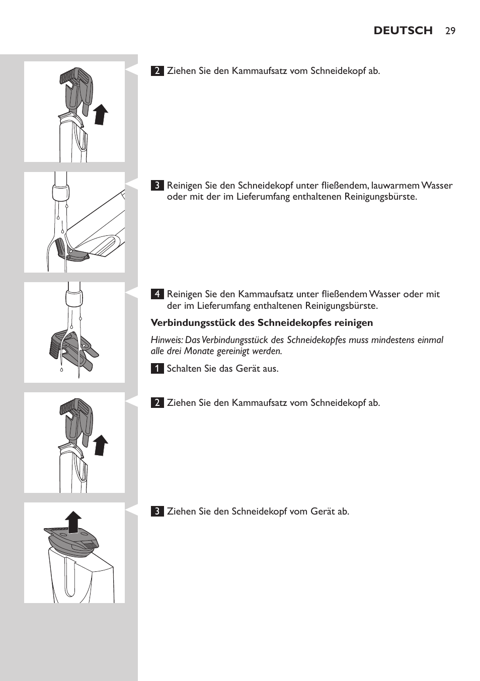 Philips BEARDTRIMMER Series 5000 Tondeuse barbe étanche User Manual | Page 29 / 122