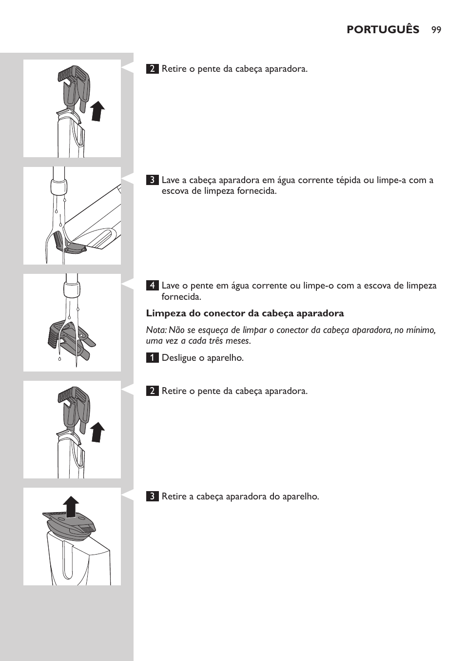 Philips BEARDTRIMMER Series 5000 Tondeuse barbe étanche User Manual | Page 99 / 122