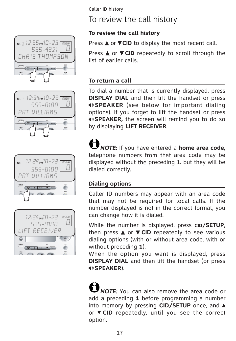 AT&T 1856  Speakerphone User Manual | Page 20 / 50