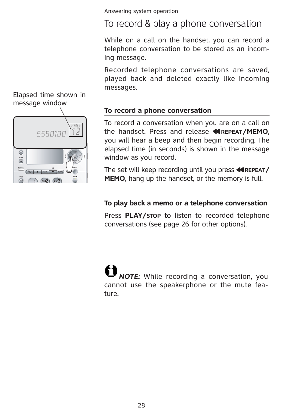 AT&T 1856  Speakerphone User Manual | Page 31 / 50