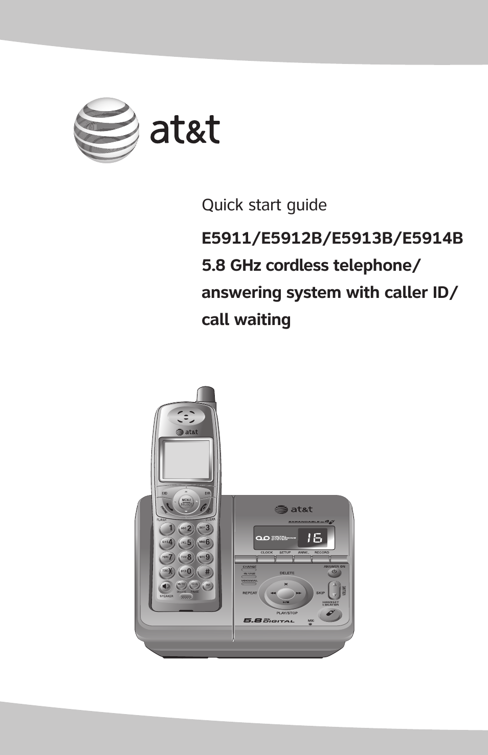 AT&T E5914B User Manual | 6 pages