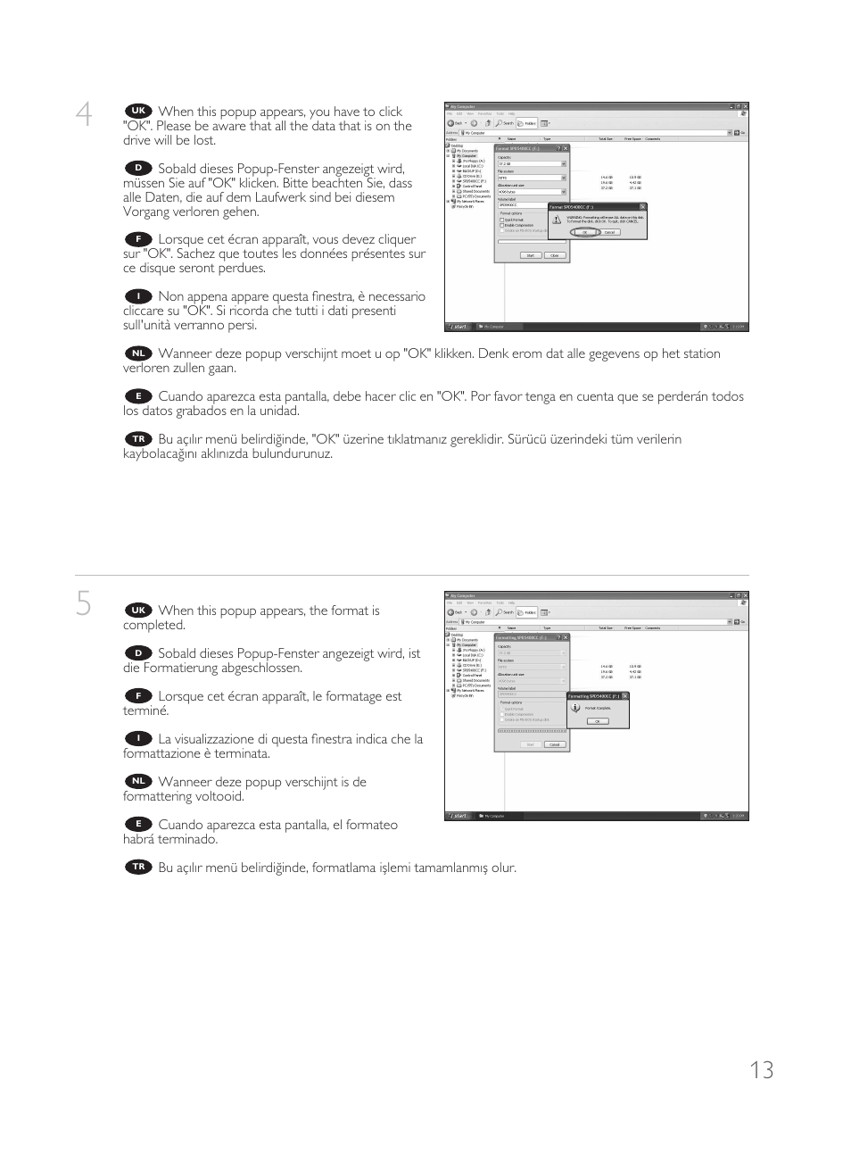 Philips Disque dur externe User Manual | Page 13 / 52