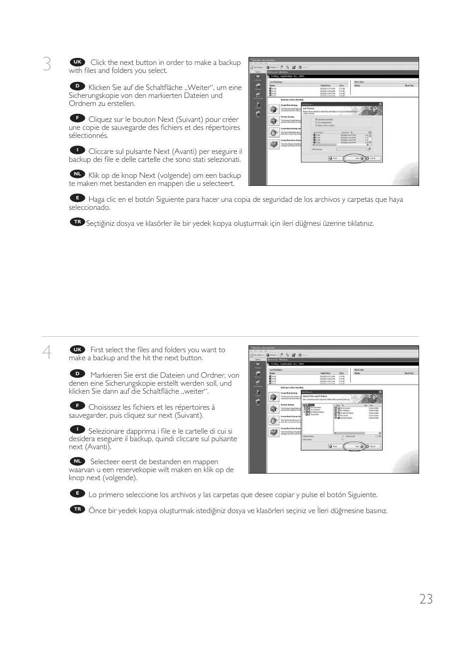 Philips Disque dur externe User Manual | Page 23 / 52