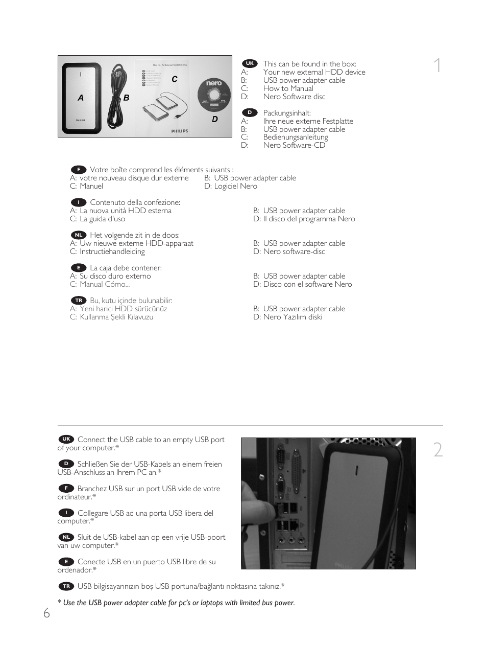 Philips Disque dur externe User Manual | Page 6 / 52