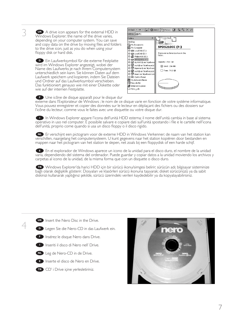 Philips Disque dur externe User Manual | Page 7 / 52