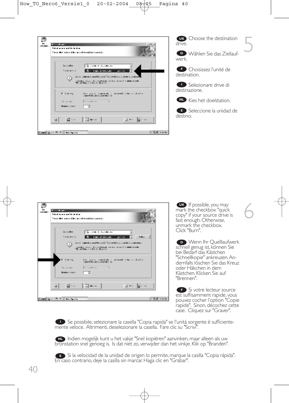 Philips Lecteur interne User Manual | Page 40 / 64