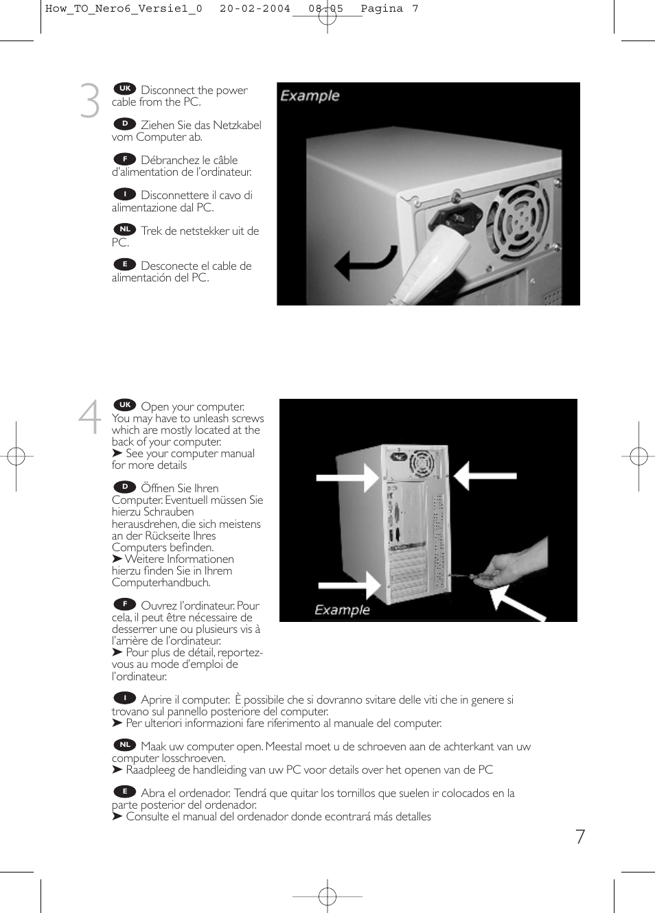 Philips Lecteur interne User Manual | Page 7 / 64