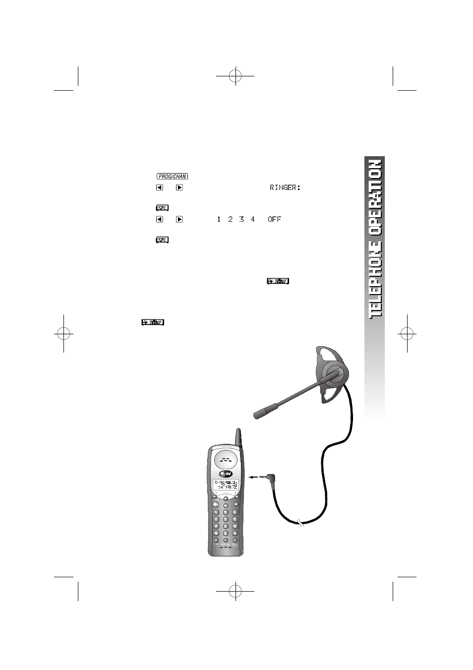 Handset ringer style/battery save, Temporary tone dialing, Headset jack | AT&T 1460 User Manual | Page 12 / 55