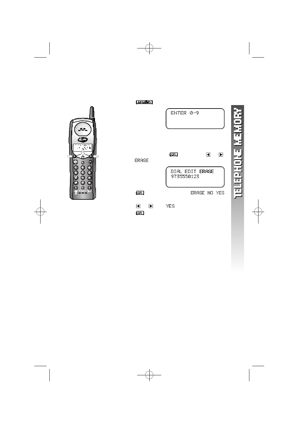 Delete a number/name stored in | AT&T 1460 User Manual | Page 18 / 55