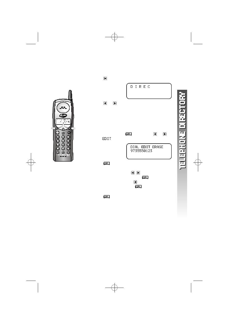 Edit a number/name stored in the directory | AT&T 1460 User Manual | Page 22 / 55