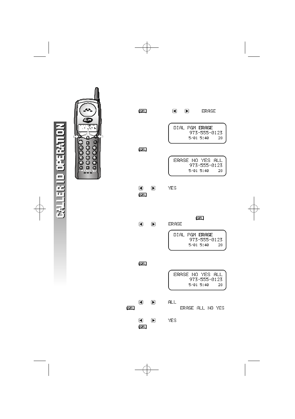 Delete records from call history | AT&T 1460 User Manual | Page 27 / 55