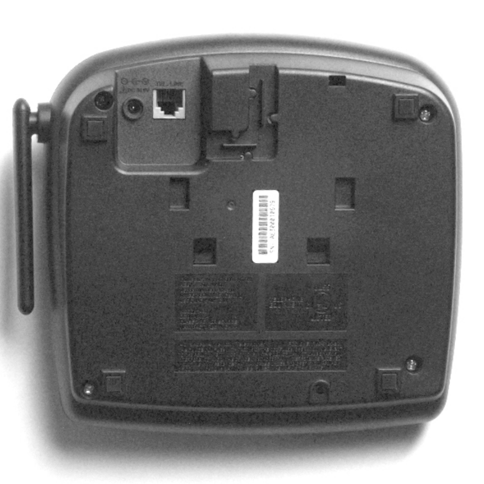 Back of base | AT&T 1460 User Manual | Page 53 / 55