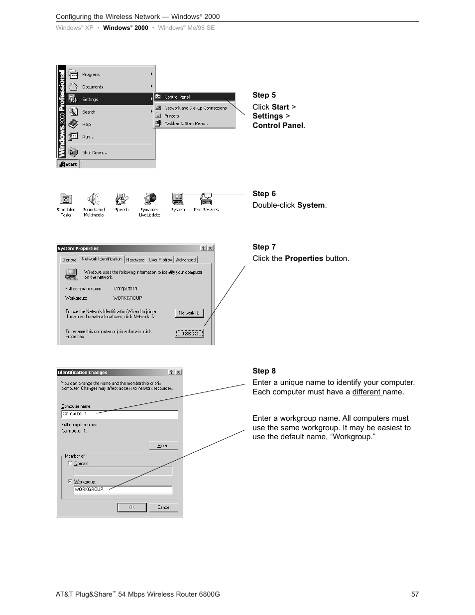 AT&T Plug&Share 6800G User Manual | Page 57 / 77