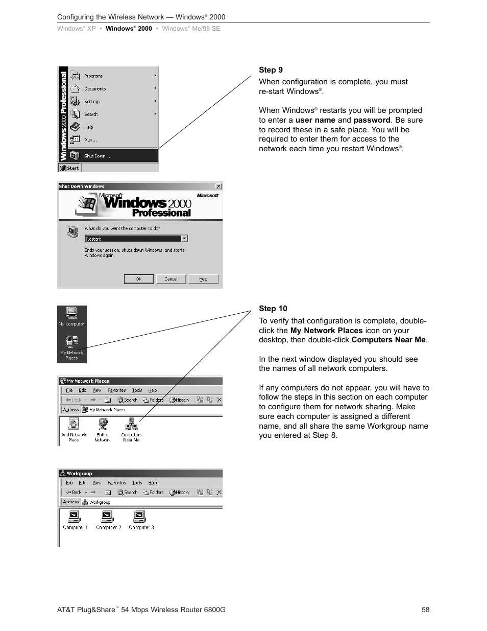 AT&T Plug&Share 6800G User Manual | Page 58 / 77