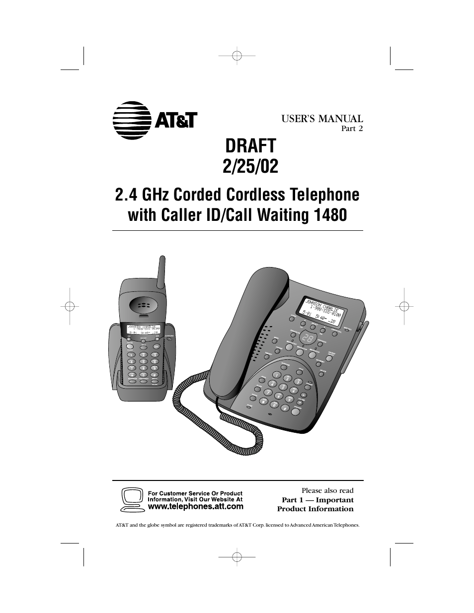 AT&T 1480 User Manual | 37 pages