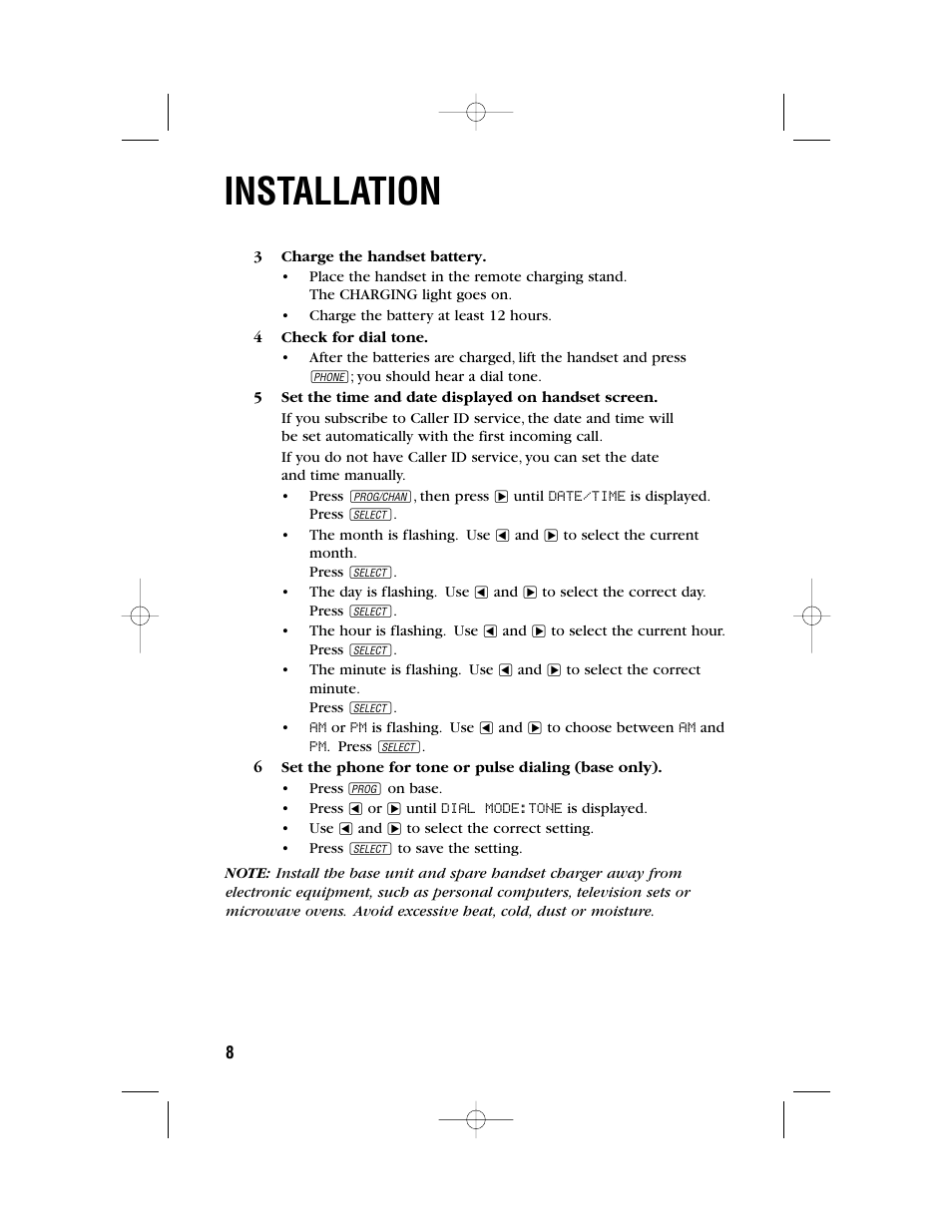 Installation | AT&T 1480 User Manual | Page 11 / 37