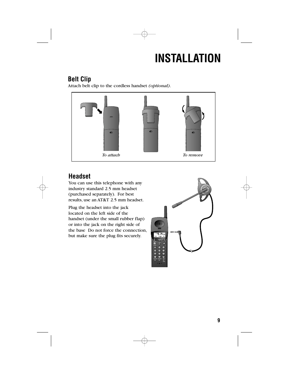Installation | AT&T 1480 User Manual | Page 12 / 37