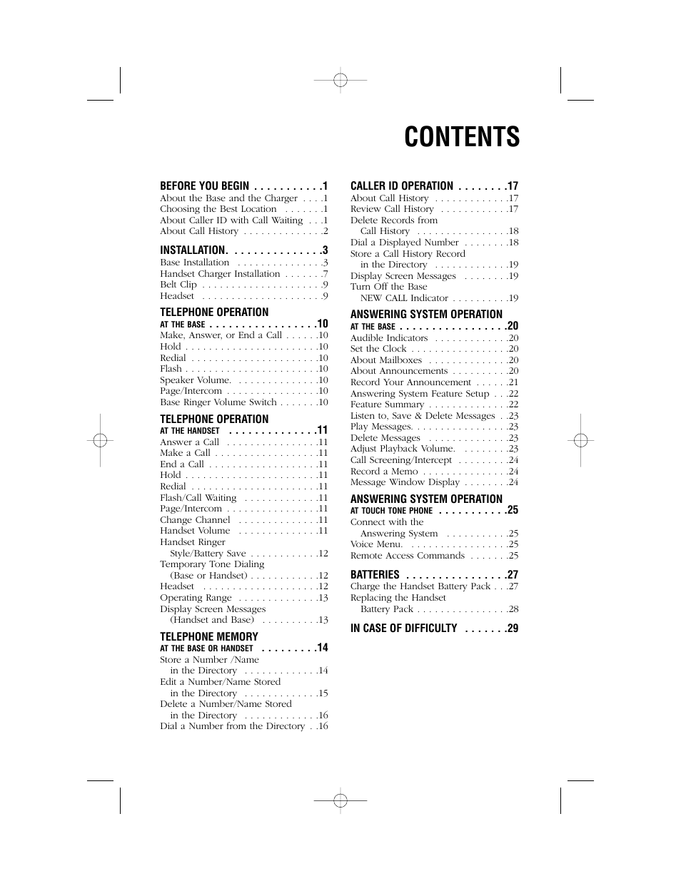 AT&T 1480 User Manual | Page 3 / 37