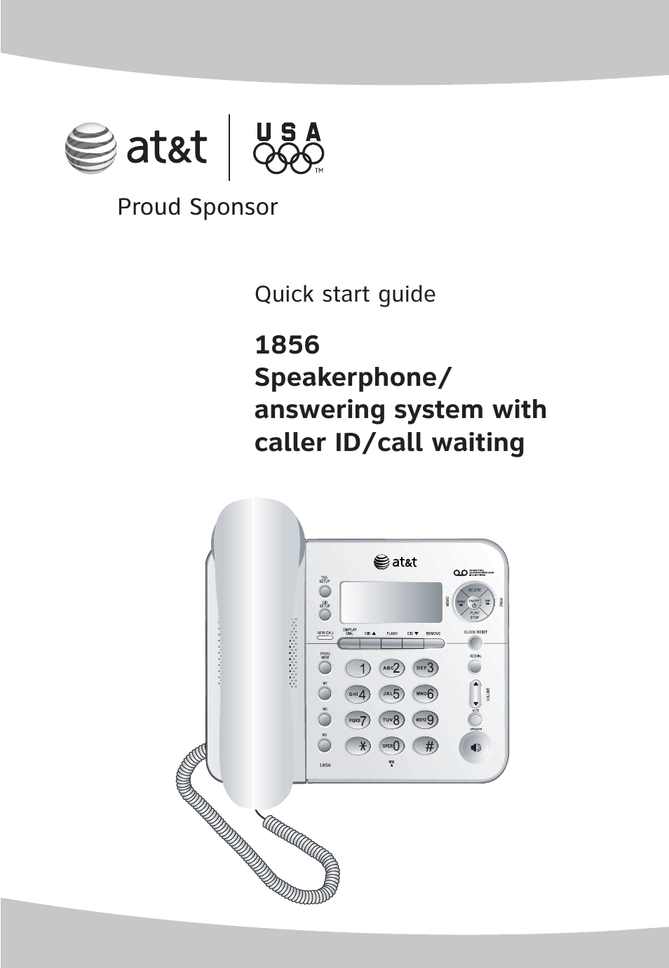 AT&T 1856 User Manual | 7 pages