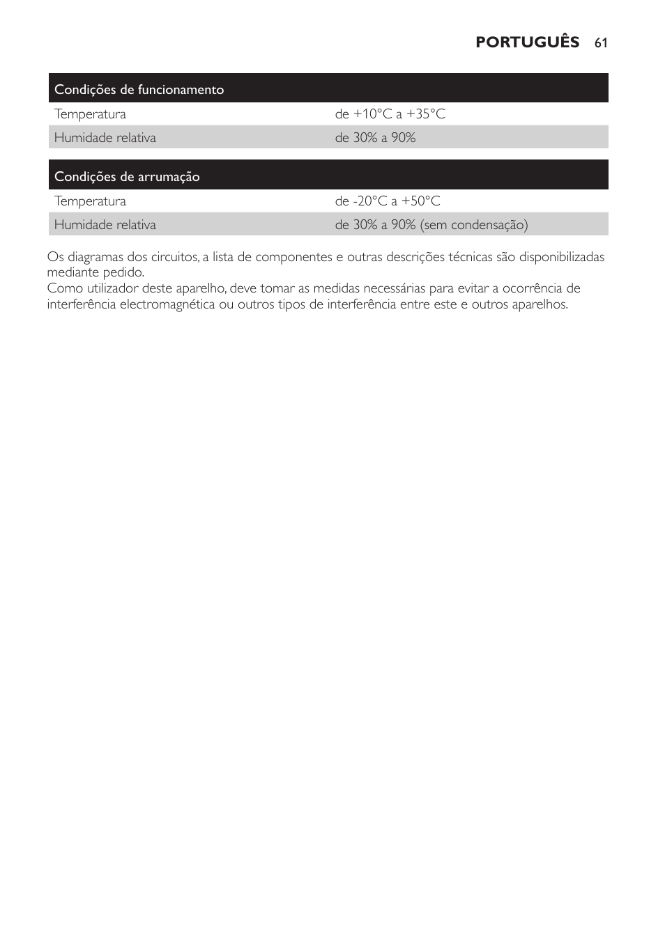 Philips Lampe infrarouge InfraCare User Manual | Page 61 / 84