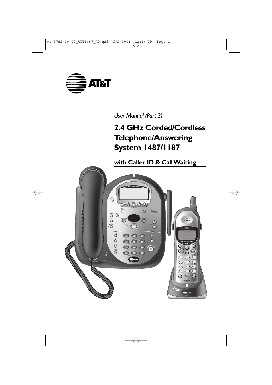 AT&T 1187 User Manual | 48 pages