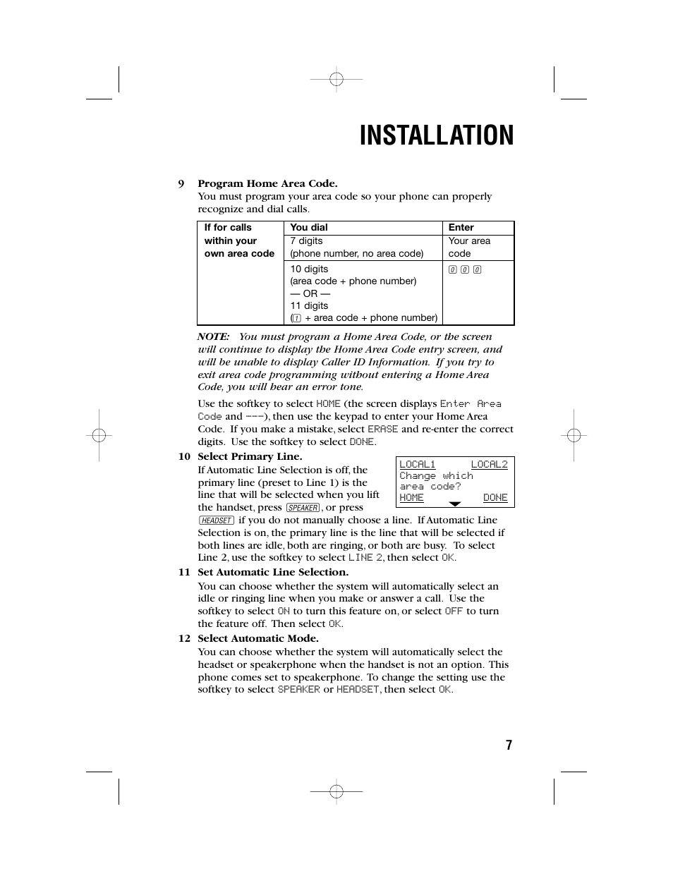 Installation | AT&T 972 User Manual | Page 10 / 29