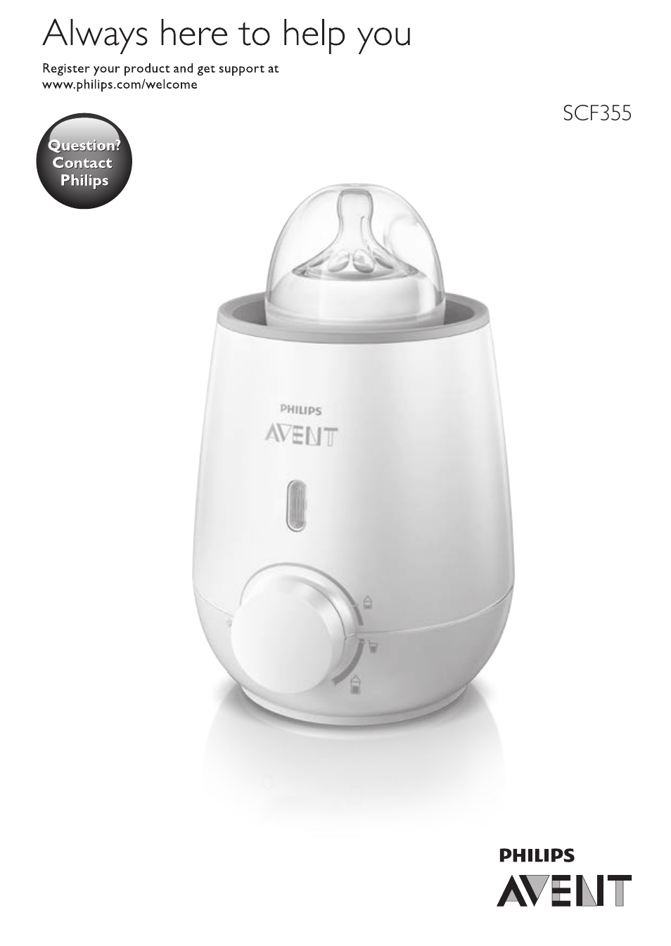 Philips AVENT Chauffe-biberon User Manual | 64 pages