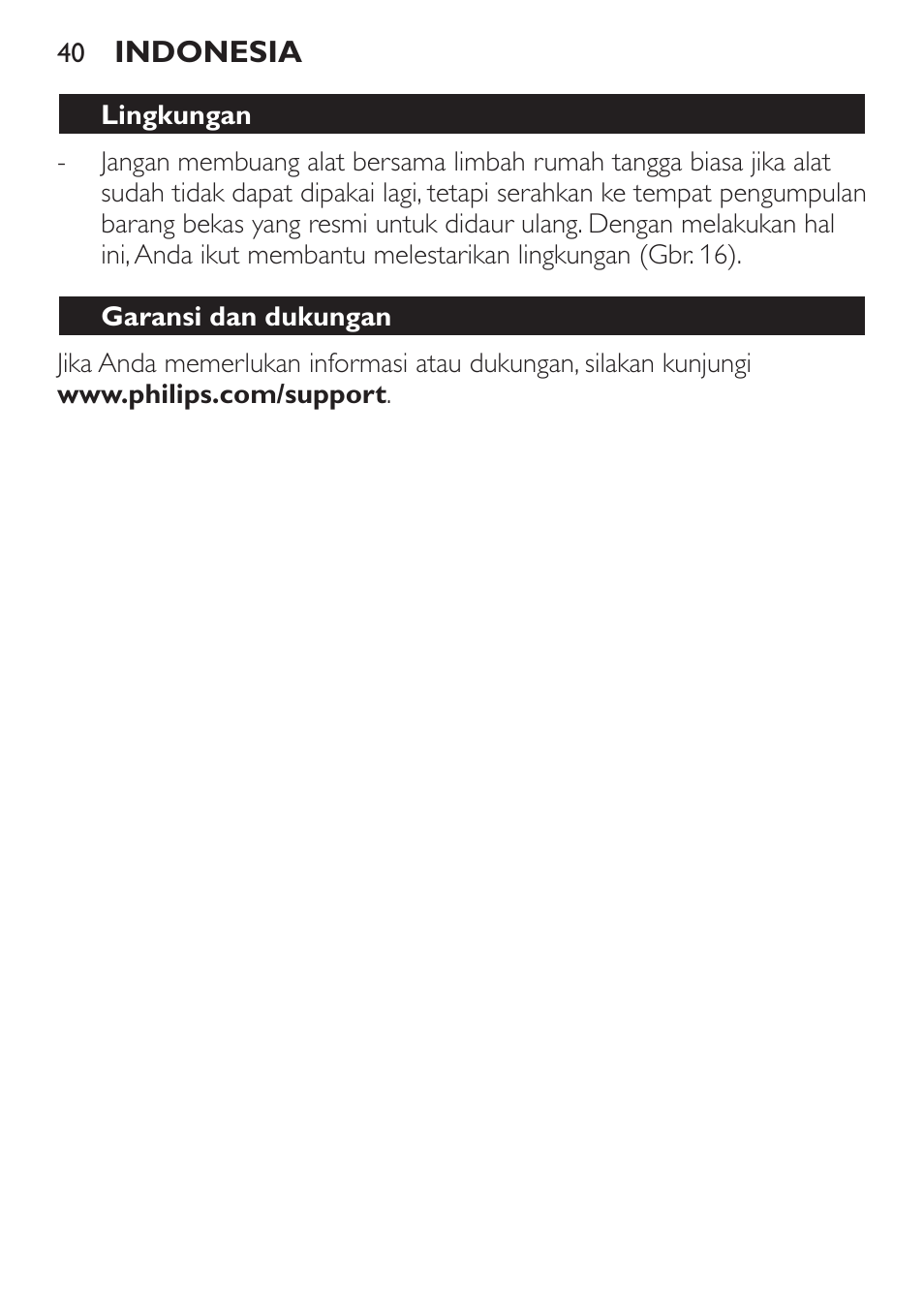 Philips AVENT Chauffe-biberon User Manual | Page 40 / 64